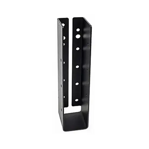 Outdoor Accents Joist Hanger, ZMAX Coating, Galvanized Light Steel, Black, 2 x 10-In.