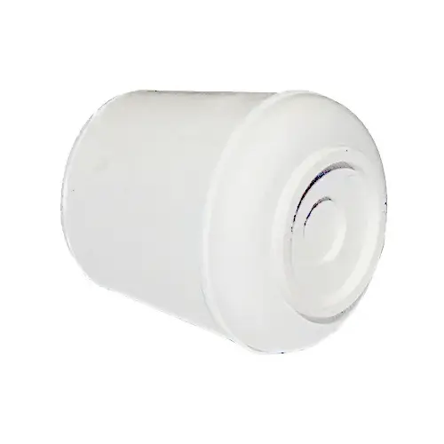 Furniture Leg Tip, Off White Rubber, 1-In. Furniture Leg Tip, Off White Rubber, 1-In.