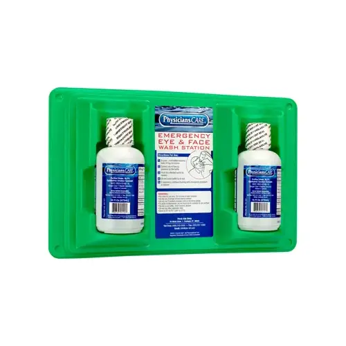 Double Eyewash Station, Two 16-oz. Bottles