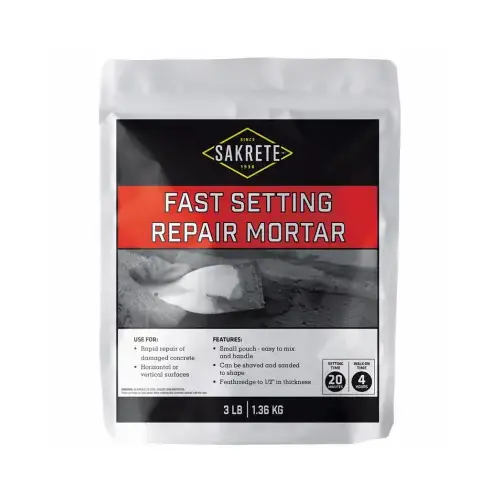Repair Mortar, 3-Lbs.