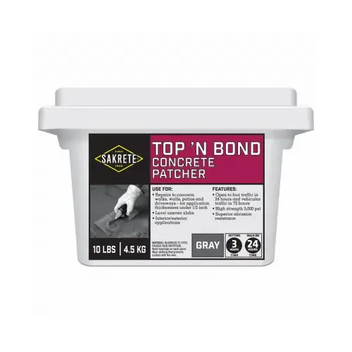 Top 'N Bond Concrete Patcher, 10-Lbs.