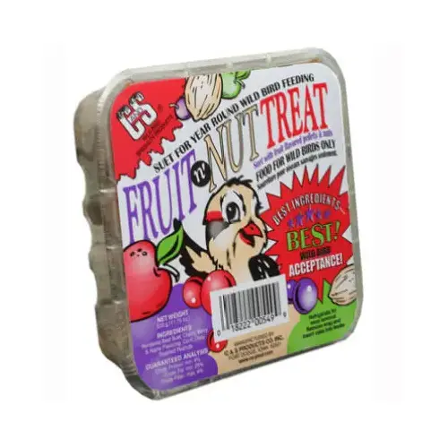 Suet Cake, Fruit 'N Nut Treat, 11-oz. - pack of 12 Suet Cake, Fruit 'N Nut Treat, 11-oz. - pack of 12