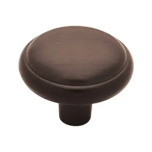 Cabinet Knob, Venetian Bronze, 1.25-In. Round