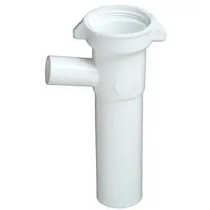 Master Plumber 829-013 Dishwasher Branch Tailpiece, White Plastic, 1.5 x 6-In.