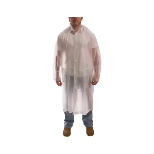 Tuff-Enuff Raincoat, Clear, XL Tuff-Enuff Raincoat, Clear, XL
