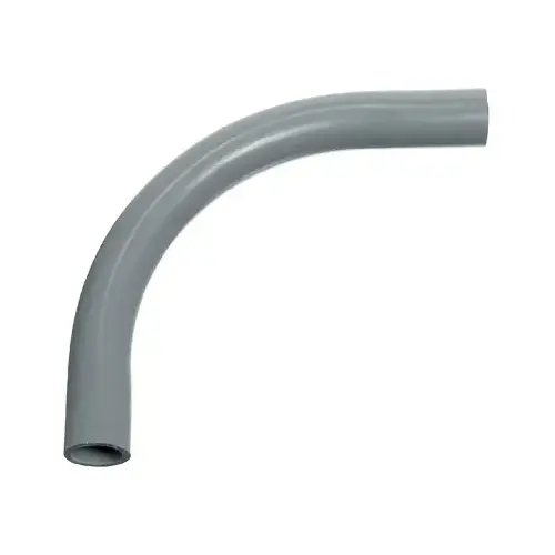 Conduit Elbow, 90 deg Angle, PVC, Gray