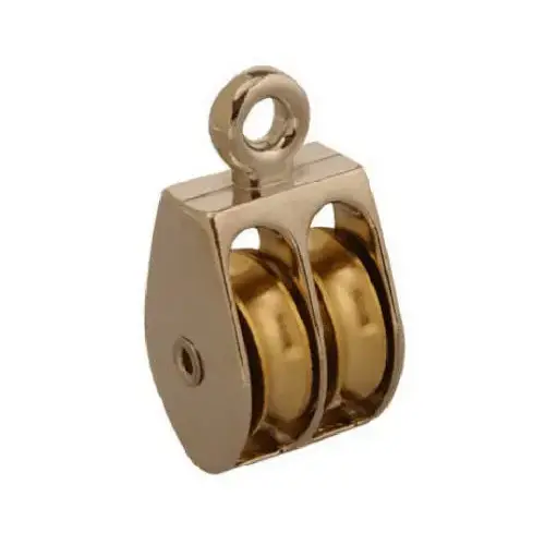 Rigid Eye Double Pulley, #0176, 1.5-In. Rigid Eye Double Pulley, #0176, 1.5-In.