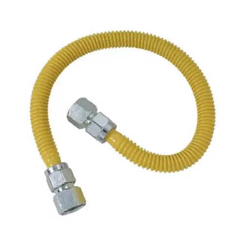 Gas Appliance Connector, SC Series, Pro-Coat Stainless Steel, 24-In. Gas Appliance Connector, SC Series, Pro-Coat Stainless Steel, 24-In.