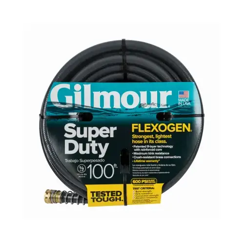 Flexogen Super Duty Hoses, 5/8 in x 100 ft, Gray Flexogen Super Duty Hoses, 5/8 in x 100 ft, Gray