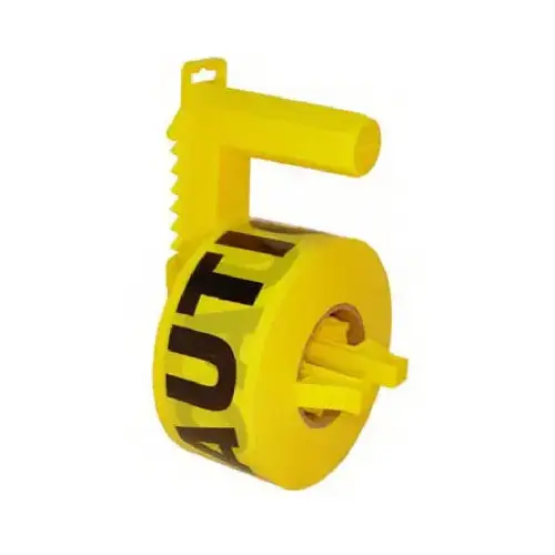 TapeWiz Tape Dispenser, With 1000-Ft. Yellow Caution Tape TapeWiz Tape Dispenser, With 1000-Ft. Yellow Caution Tape
