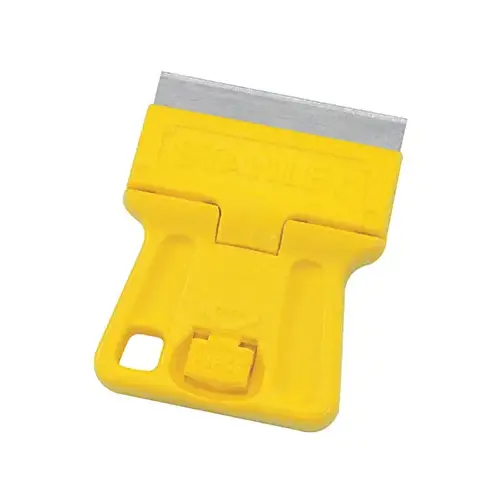 Razor Blade Scraper, Mini, Yellow - pack of 12 Razor Blade Scraper, Mini, Yellow - pack of 12
