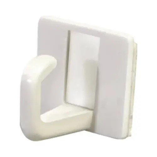 Adhesive Cup Hook, White, Plastic - pack of 30 Adhesive Cup Hook, White, Plastic - pack of 30