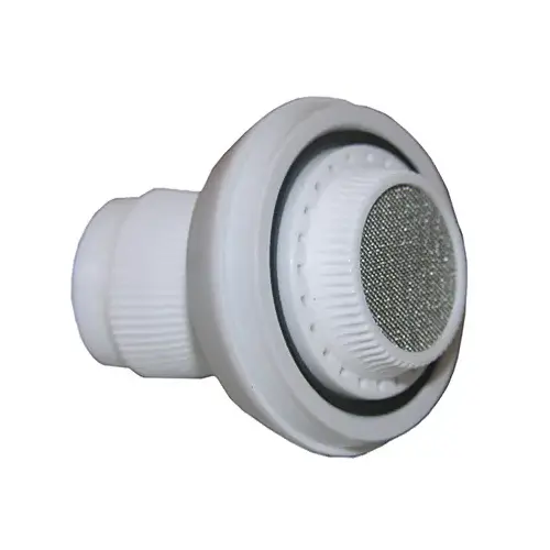 Swivel Spray Kitchen Aerator, White Plastic, Dual Thread Swivel Spray Kitchen Aerator, White Plastic, Dual Thread