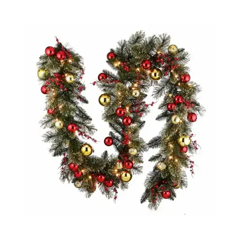 Dakota Pine Artificial Garland, 50 Warm White LED Lights, 6 x 12-Ft. Dakota Pine Artificial Garland, 50 Warm White LED Lights, 6 x 12-Ft.