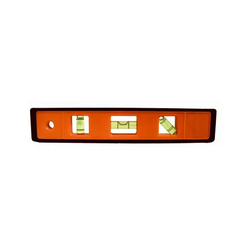 Cast Torpedo Level, Orange, 9-In. Cast Torpedo Level, Orange, 9-In.