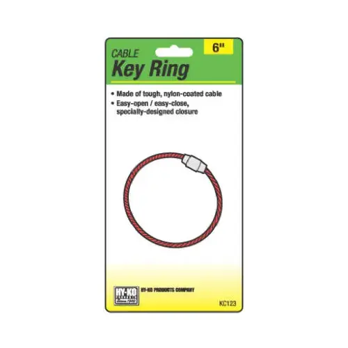 Key Ring, Nylon-Coated Key Ring, Nylon-Coated