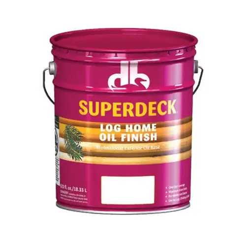 Log Home Oil Finish, Golden Honey, 5-Gallons Log Home Oil Finish, Golden Honey, 5-Gallons