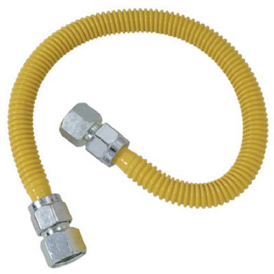 BRASS CRAFT SERVICE PARTS CSSC22-60 P Gas Appliance Connector, SC Series, .75 x .75 Female x 60-In.