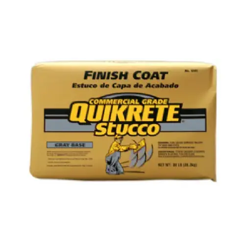 Finish Coat Stucco, Gray, 80-Lbs.