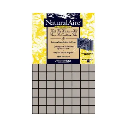 Kwik Kut Plastic Back Foam Room Air Conditioner Filter, 15x24x1/4-In. Kwik Kut Plastic Back Foam Room Air Conditioner Filter, 15x24x1/4-In.