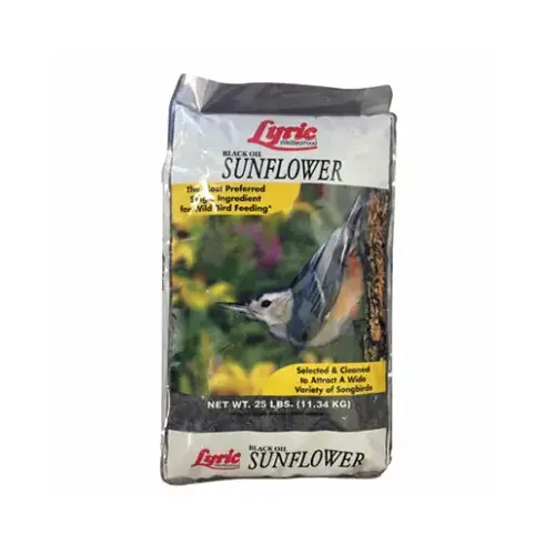 Black Oil Sunflower Seed Bird Food, 25 Lbs. Black Oil Sunflower Seed Bird Food, 25 Lbs.