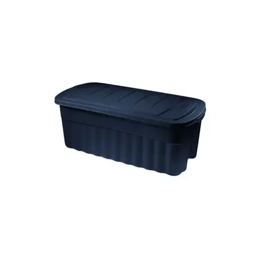 Roughneck Storage Container, Dark Indigo Metallic, 50-Gallons - pack of 4