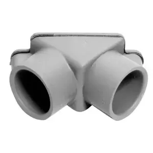 Carlon E990ER-CAR Access Pull Elbow, PVC, Gray