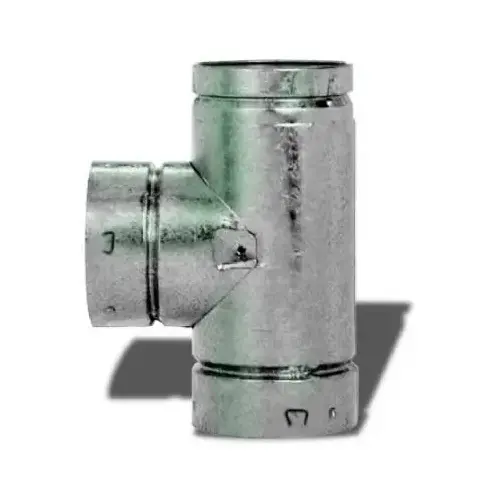 RV 4 In. x 8-1/2 In. x 4-3/4 In. Gas Vent Tee RV 4 In. x 8-1/2 In. x 4-3/4 In. Gas Vent Tee