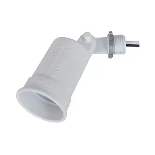 White Weatherproof Porcelain Socket Lampholder White Weatherproof Porcelain Socket Lampholder