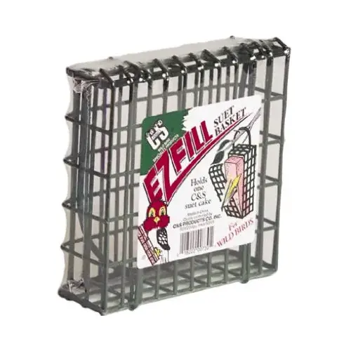 EZ Fill 8 Oz. Single Suet Basket Green EZ Fill 8 Oz. Single Suet Basket Green