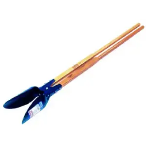 SEYMOUR 21244 S500 Industrial Series Post Hole Digger, Riveted Blade, HCS Blade, Hardwood Handle, Square Cut Handle