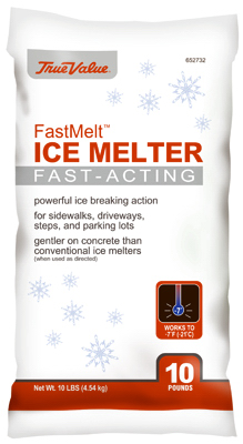 COMPASS MINERALS 2575262 Fast Melt Ice Melter, 10-Lbs.