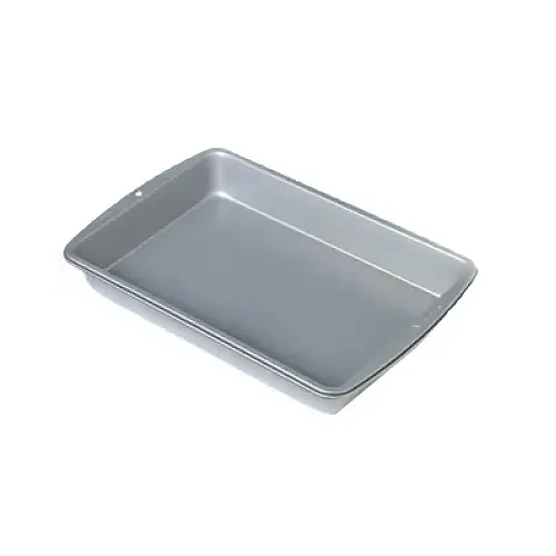 Recipe Right 13 x 9-Inch Non-Stick Oblong Cake Pan Gray