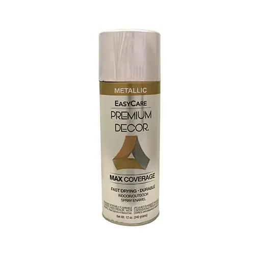 Premium Decor Metallic Spray Paint, Chrome, 12-oz. Premium Decor Metallic Spray Paint, Chrome, 12-oz.