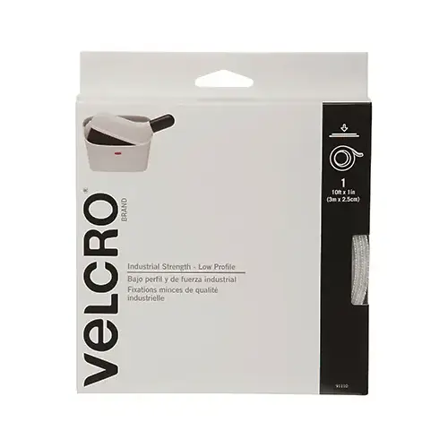 Industrial Strength Fastening Tape, Low Profile, Black, 10-Ft. x 1-In. Industrial Strength Fastening Tape, Low Profile, Black, 10-Ft. x 1-In.