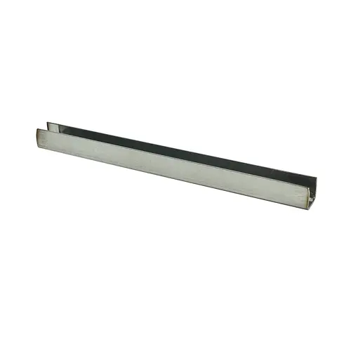 Stainless Steel 1/8" Opening 1/4" Height U-Channel -  12" Stock Length - pack of 10