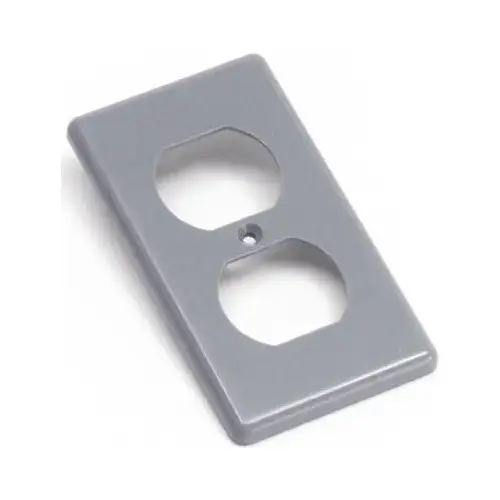 Interchangeable with Metal Handy Box Covers Made Of Durable Polycarbonate Material Making Them Virtually Indestructible Gray