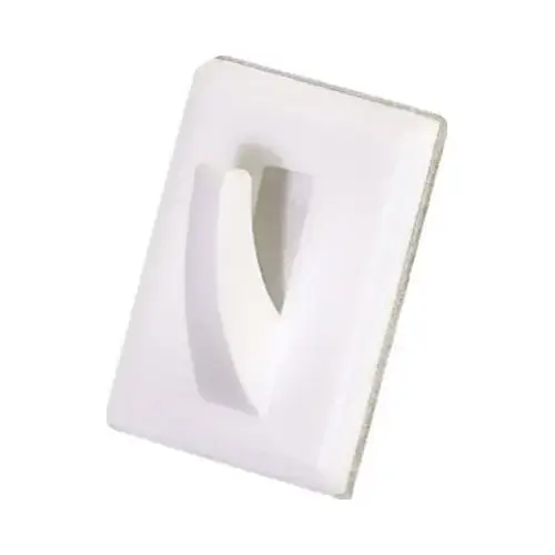 Utility Hook, Adhesive, White, 2 x 2-I - 2 per pack x5 packs Utility Hook, Adhesive, White, 2 x 2-I - 2 per pack x5 packs