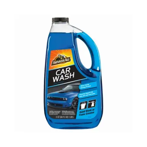Car Wash, 64 fl-oz, Liquid, Characteristic Blue