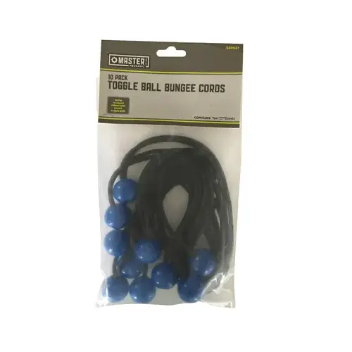 Bungee Cords With Toggle Balls - pack of 10 Assorted Colors Bungee Cords With Toggle Balls - pack of 10 Assorted Colors