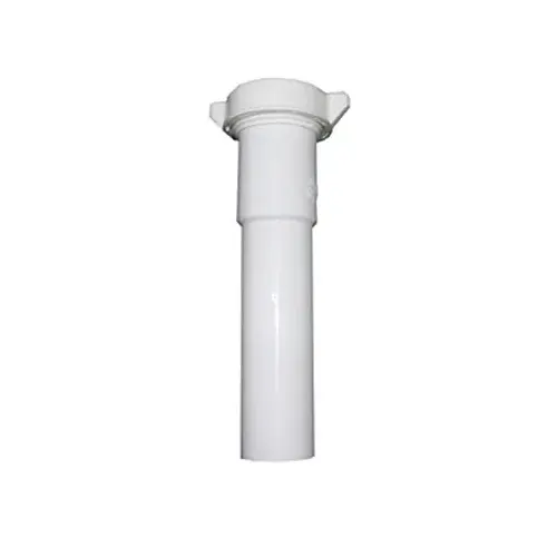 Lavatory/Kitchen Drain Extension Tube, White PVC, 8-In. Lavatory/Kitchen Drain Extension Tube, White PVC, 8-In.