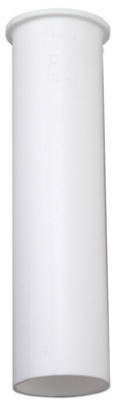 Master Plumber 829-835 Flanged Kitchen Drain Tailpiece, White Plastic, 1.5 x 6-In.