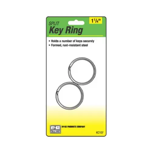 Split Key Ring, 1.25-In Pair Split Key Ring, 1.25-In Pair