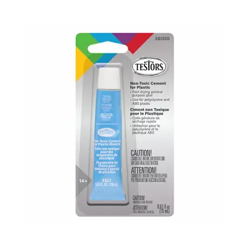 Cement Adhesives, Liquid, Solvent-Like, 0.625 oz Tube