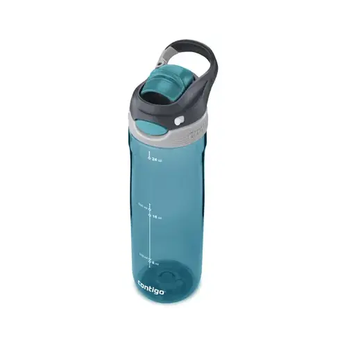 Autospout Water Bottle, Scuba Blue, 24-oz. Autospout Water Bottle, Scuba Blue, 24-oz.