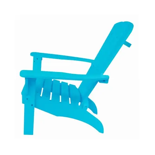 Adirondack Chair, All Weather Poly Resin, Turquoise Adirondack Chair, All Weather Poly Resin, Turquoise