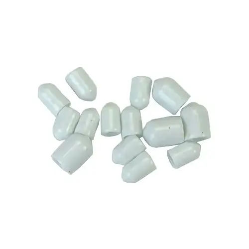 84-Pack Large/Small Shelf End Caps White 84-Pack Large/Small Shelf End Caps White