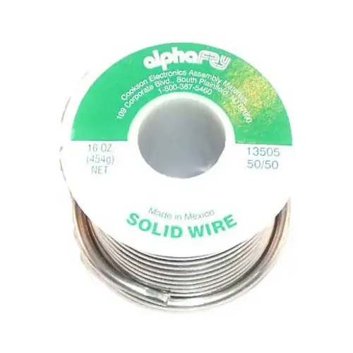 Leaded General-Purpose Solder, 16-oz., .125-Diameter Leaded General-Purpose Solder, 16-oz., .125-Diameter