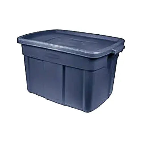 Roughneck Storage Tote, Dark Indigo Metallic, 14-Gallons - pack of 6 Roughneck Storage Tote, Dark Indigo Metallic, 14-Gallons - pack of 6