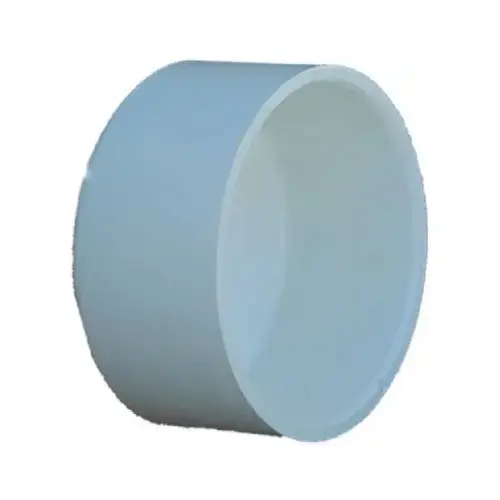 Schedule 30 PVC DWV Cap, Schedule 30, 3-In. Schedule 30 PVC DWV Cap, Schedule 30, 3-In.